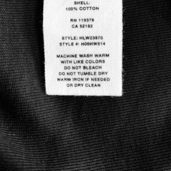 New Helmut Lang Black Long Sleeve Cut Out Top - Picture 6 of 6